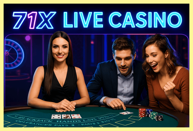 O 71X Live Casino lança promoções regularmente