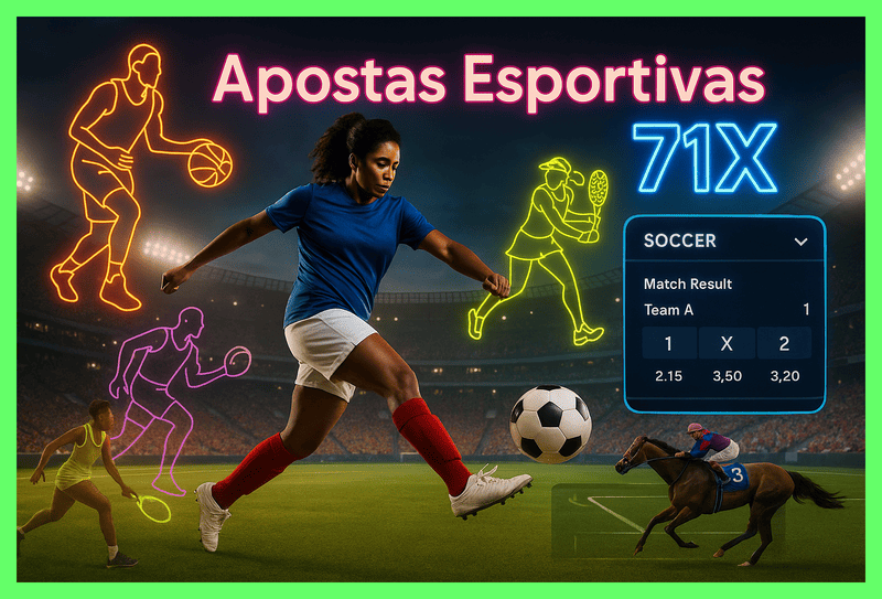 Aposte em apostas esportivas no cassino online 71X