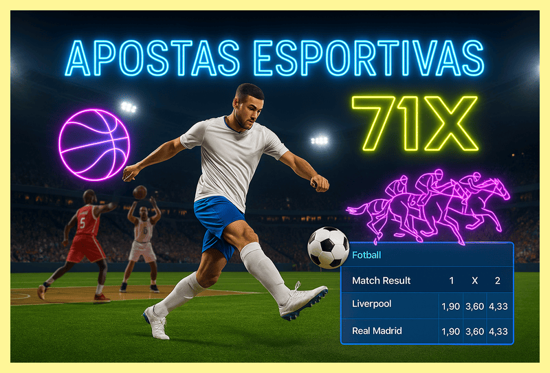 Apostas esportivas no cassino online 71X